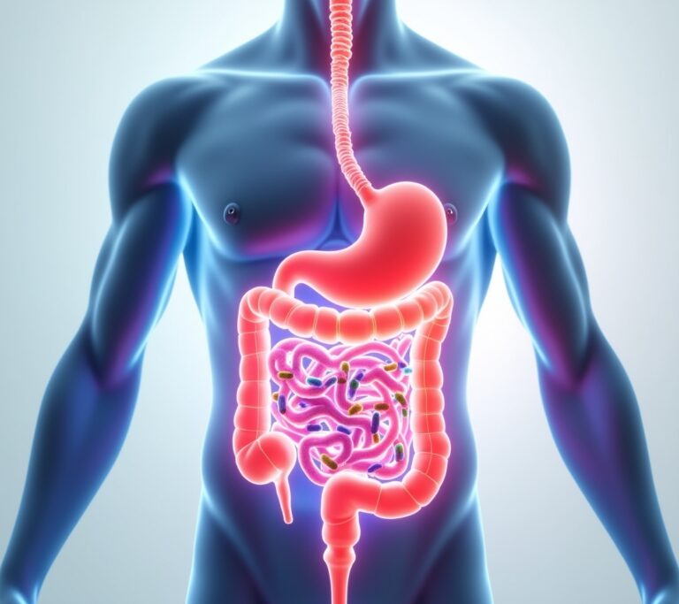 Antibiotic pills next to probiotic capsules
