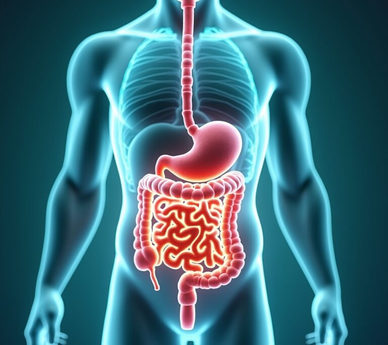 Scientific illustration of postbiotic compounds