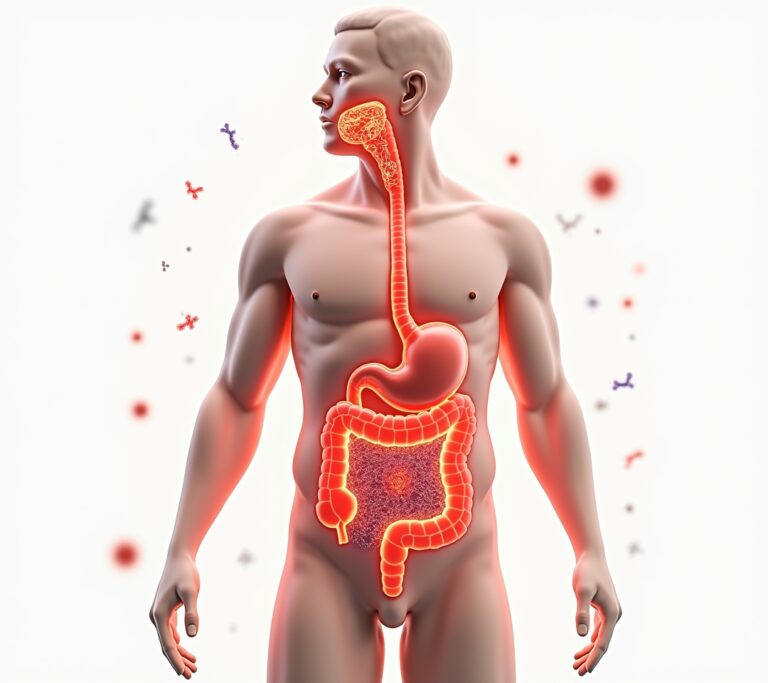 Woman experiencing bloating and discomfort