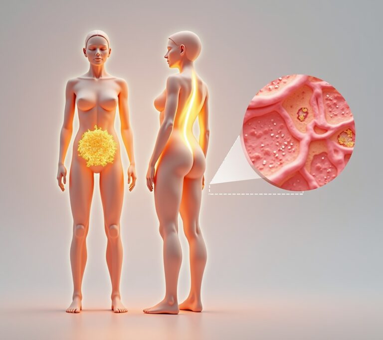 Body composition scan illustration