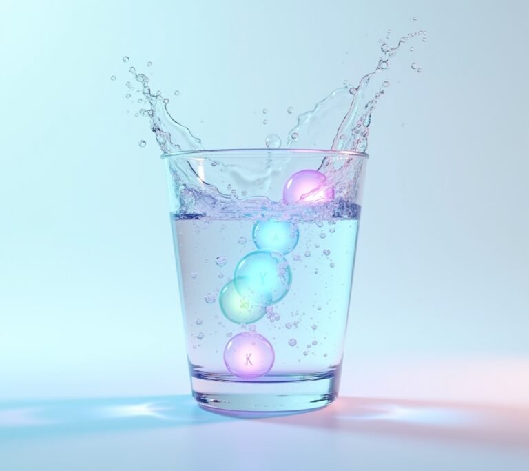 Coconut water and mineral-rich foods on table