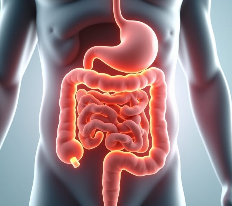 Digestive tract peristalsis illustration