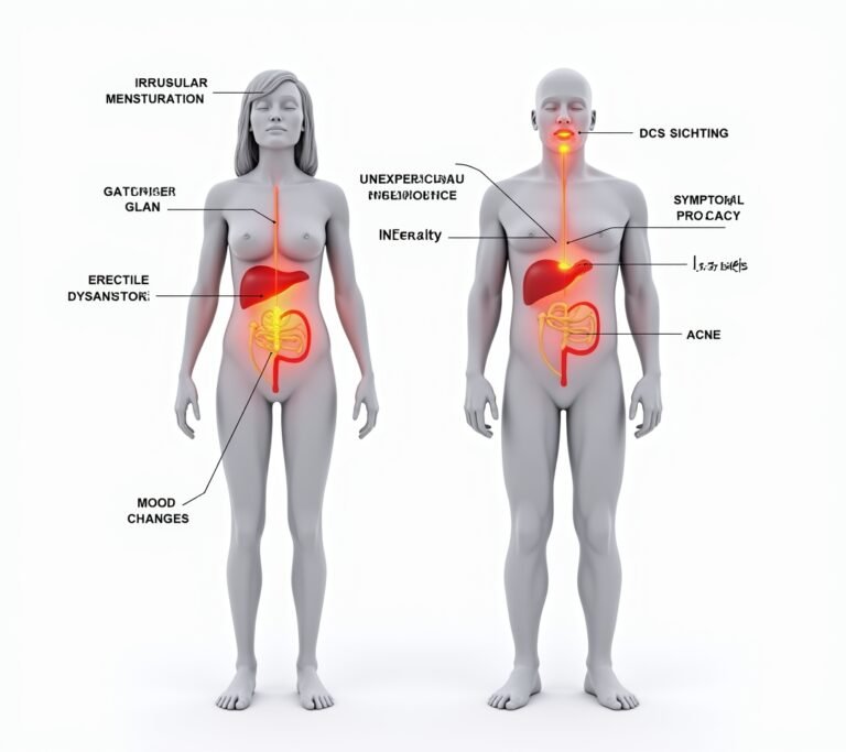 Pituitary gland anatomical illustration